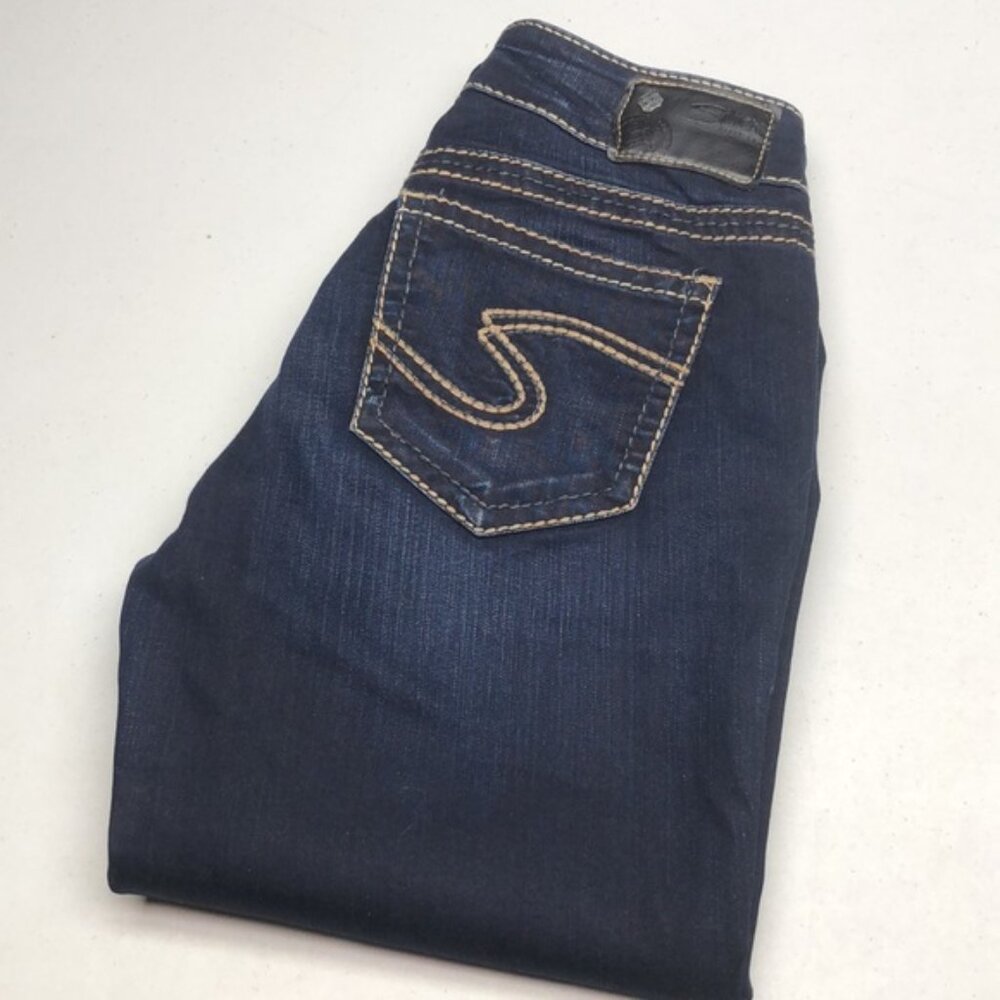 LIKE NEW SILVER SUKI MID SLIM BOOT VINTAGE JEANS 8/28x33 ⭐️